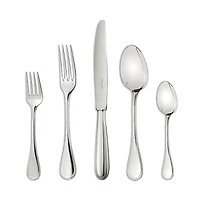 Christofle Perles Silverplate 5 Piece Place Setting