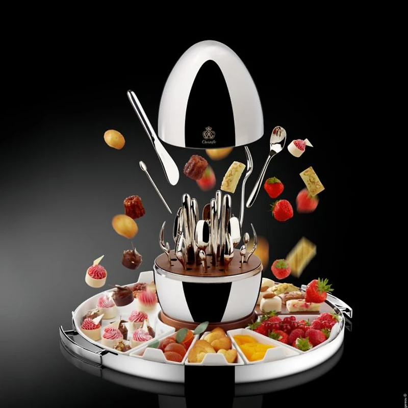 Mood Silverplate 24-Piece Party Set