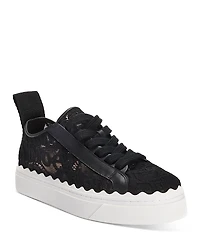Chloe Women's Lauren Lace Low Top Sneakers