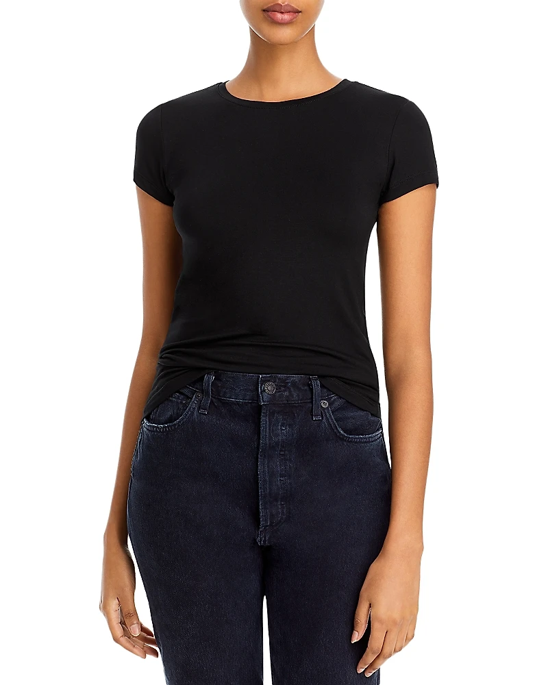 L'Agence Ressi Cap-Sleeve Tee
