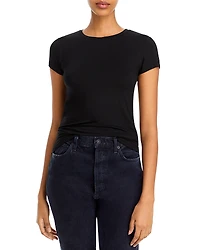 L'Agence Ressi Cap-Sleeve Tee