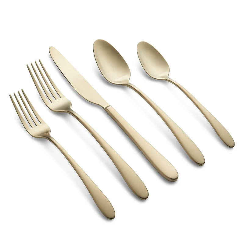 Cambridge Silversmiths Poet Satin 20 Piece Flatware Set