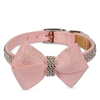Glitzeratzi Nouveau Bow Dog Collar