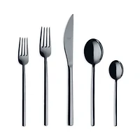 Due Oro Nero 5 Piece Place Setting