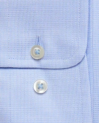 Dobby Weave Trim Fit Dress Shirt