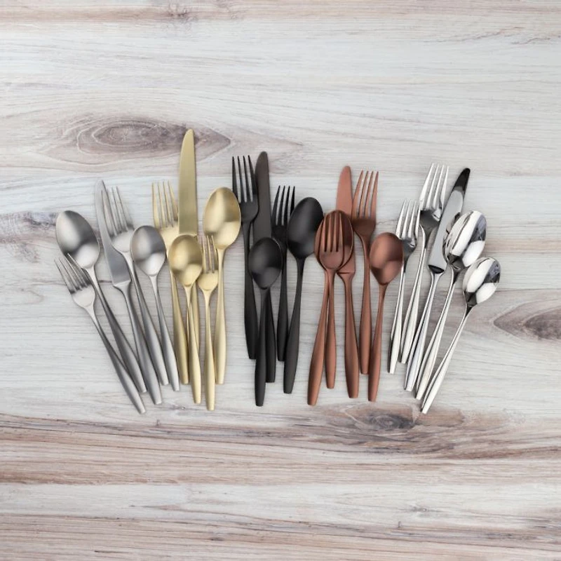 Katerina Satin 20 Piece Flatware Set, Service for 4
