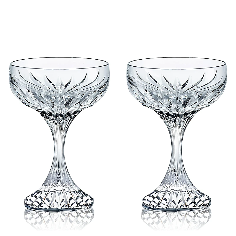 Baccarat Massena Champagne Coupe, Set of 2