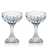 Baccarat Massena Champagne Coupe, Set of 2