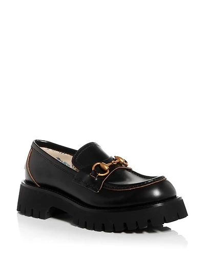 Women's Lug Sole Horsebit Loafers