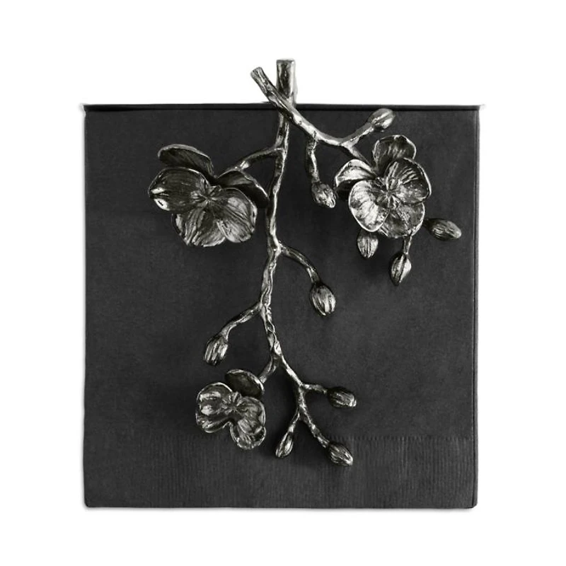 Black Orchid Collection Dinner Napkin Holder