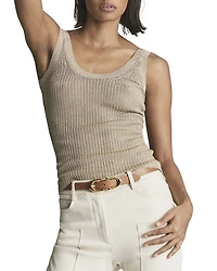 Imogen Metallic Sleeveless Top