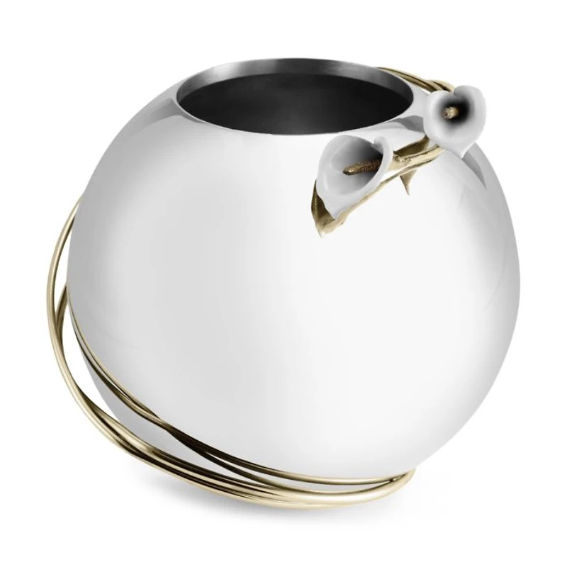 Calla Lily Rose Bowl Vase