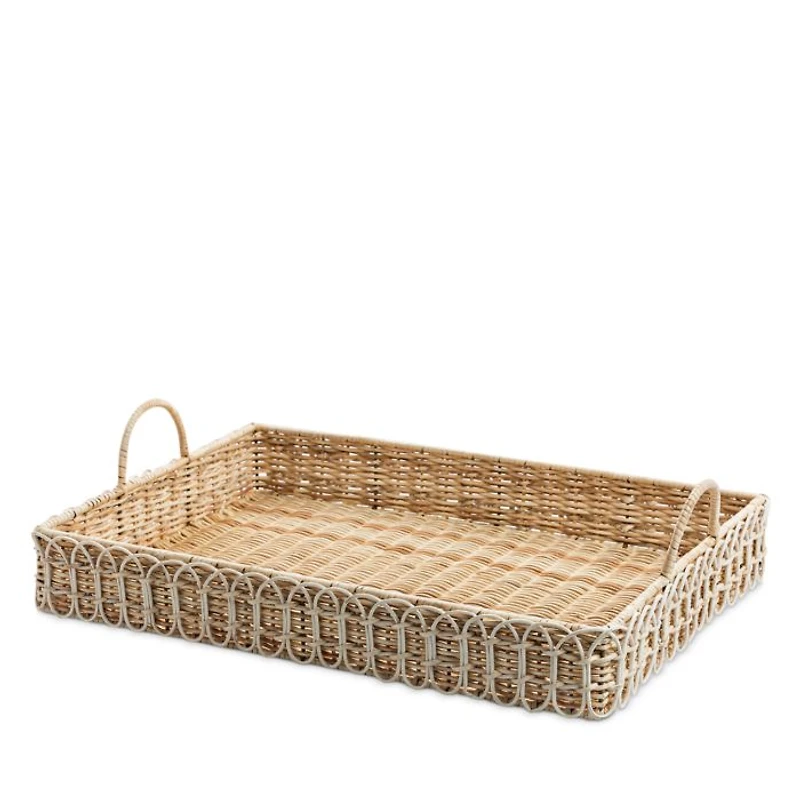 Provence Rattan Rectangular Tray