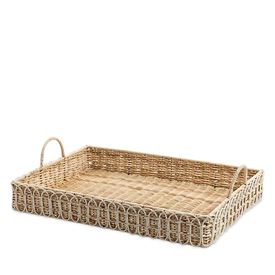 Provence Rattan Rectangular Tray