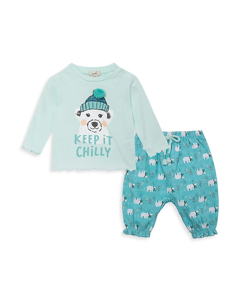 Peek Kids x The Nature Conservancy Girls' Cotton Keep It Chilly Set - Baby