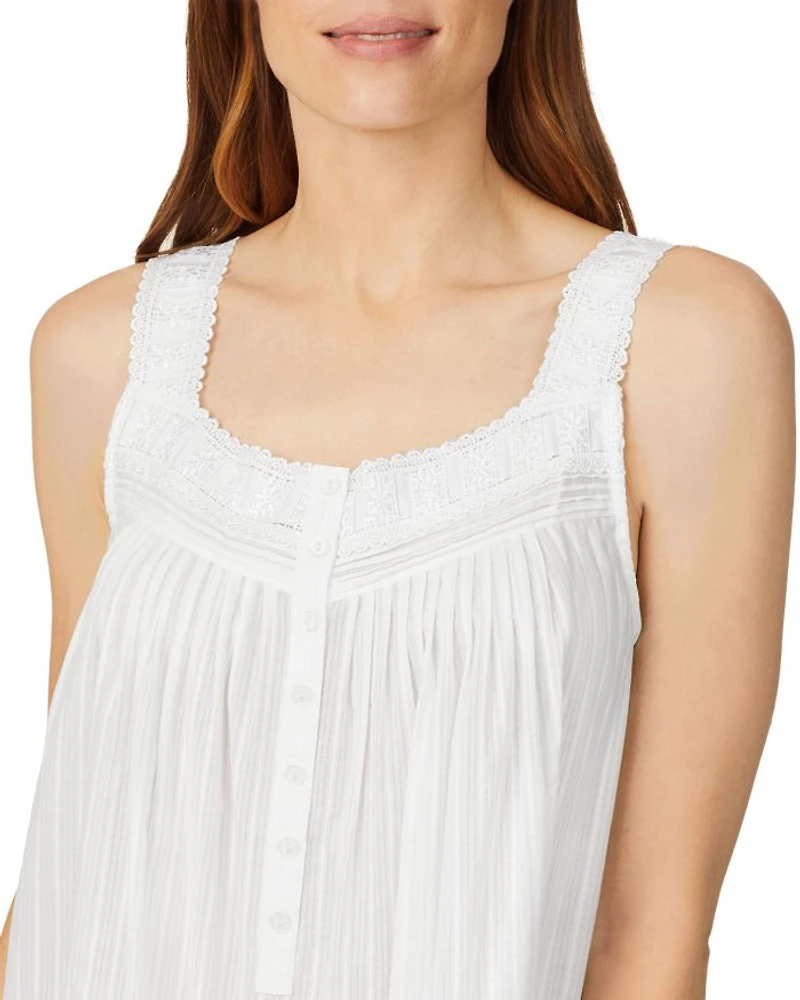 Cotton Ruffle Hem Nightgown
