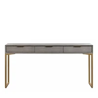 Pesce Shagreen Console Table in Grey