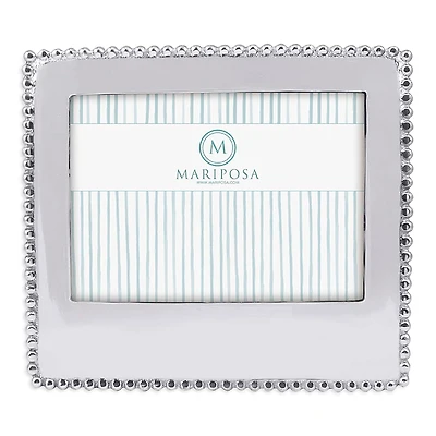 Mariposa Beaded Statement Picture Frame, 5 x 7