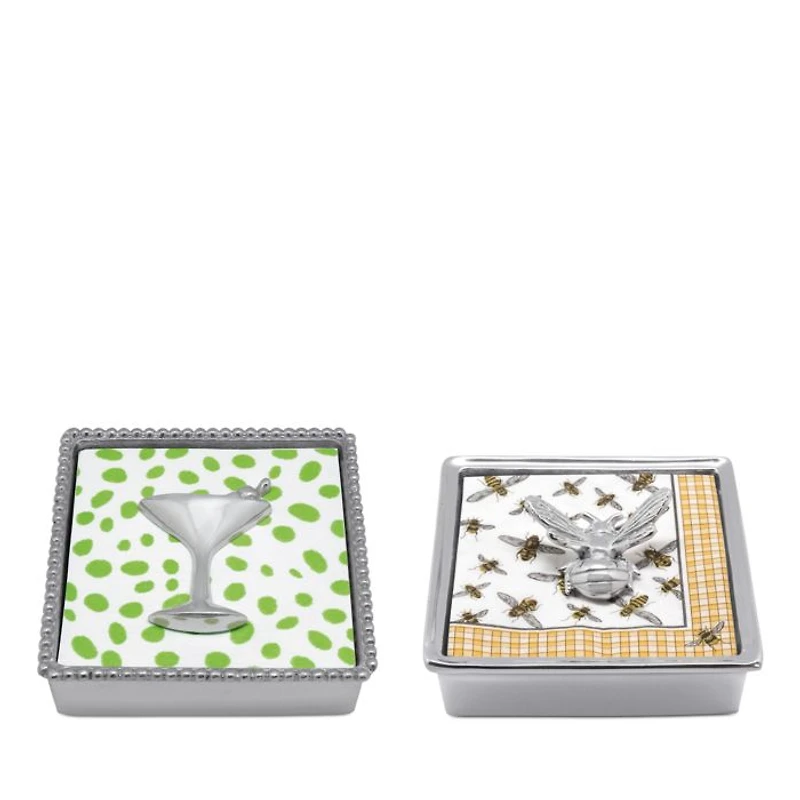 Cocktail Beaded Napkin Box