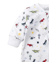 Boys' Cotton Aviators Print Footie - Baby