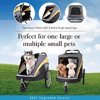Hercules Large Pet Stroller for One Large or Multiple Medium Dogs