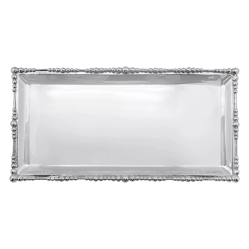 Mariposa Pearl Drop Long Rectangular Tray