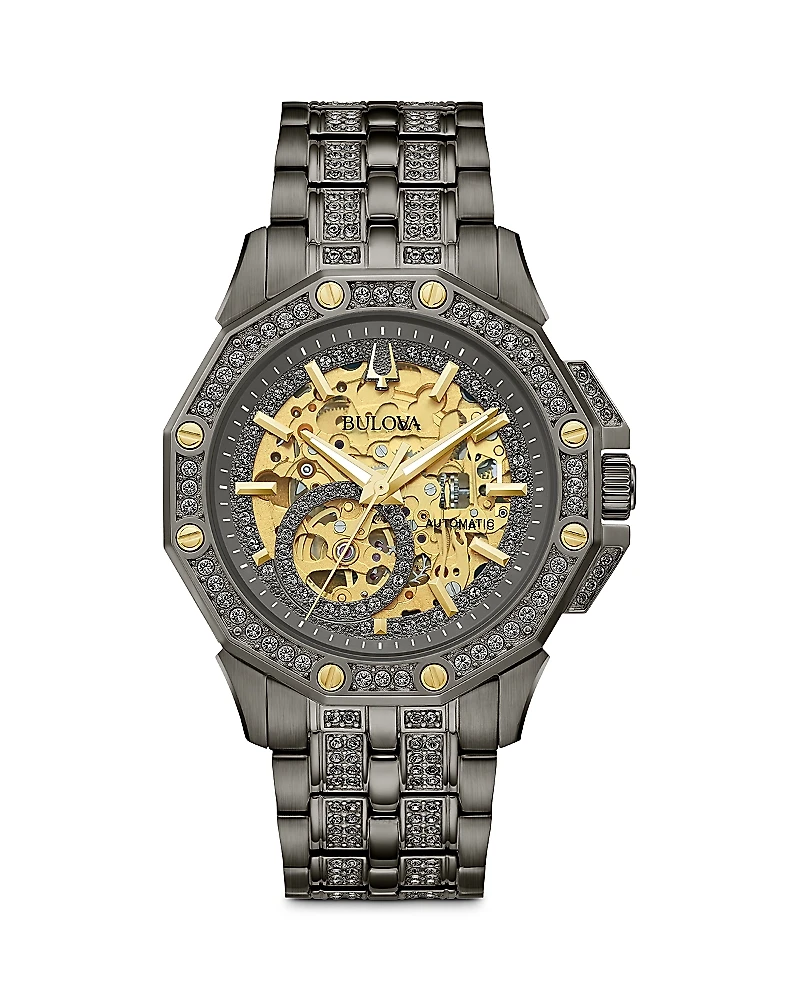 Bulova Octava Crystal Watch, 42mm