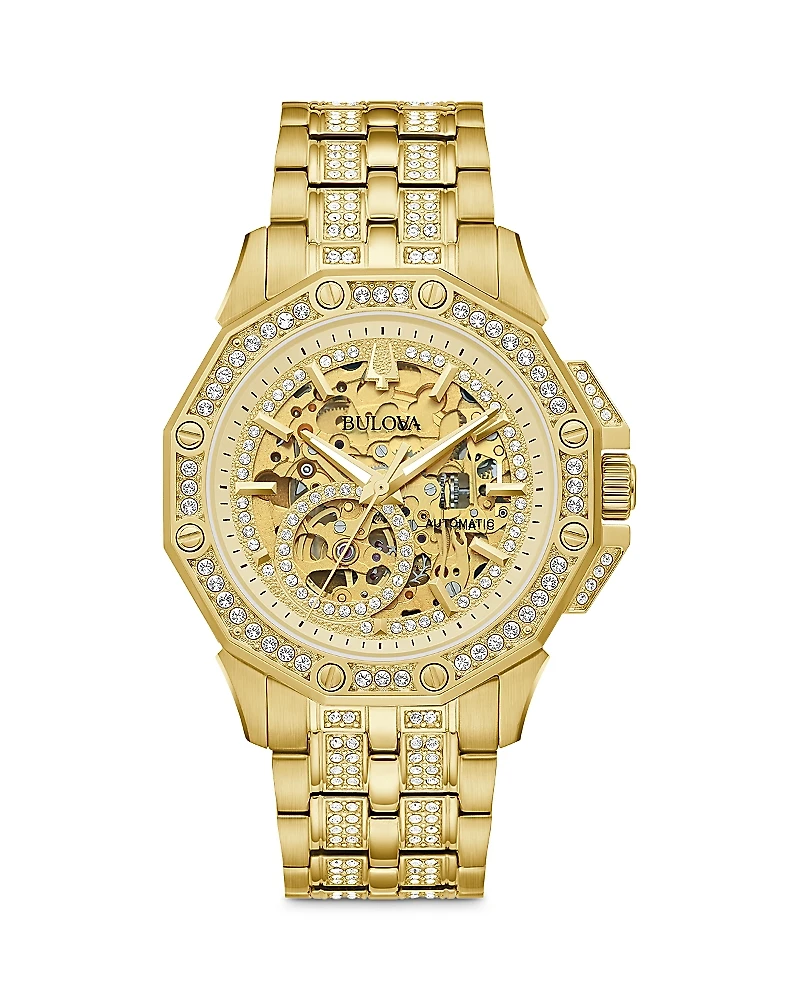 Bulova Octava Crystal Watch, 42mm