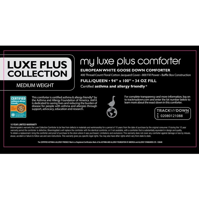 My Luxe Plus Down Comforters - Exclusive