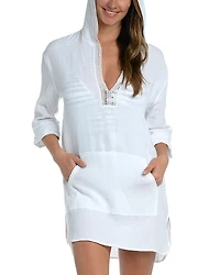 La Blanca Hooded Cover Up Tunic