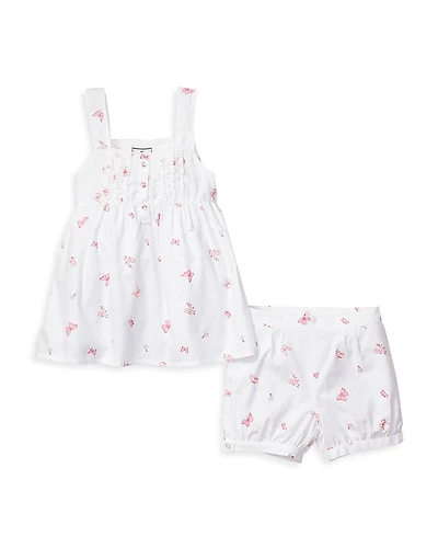 Petite Plume Girls' Butterflies Charlotte Shorts Set - Baby, Little Kid, Big Kid