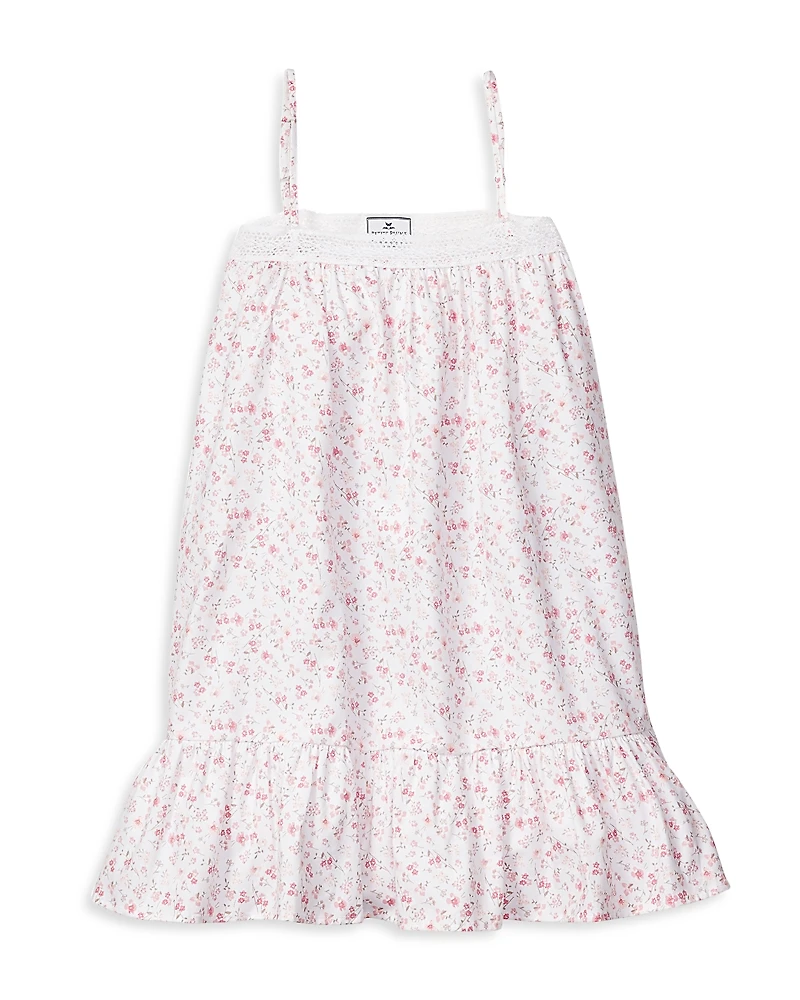 Petite Plume Girls' Dorset Floral Lily Nightgown - Baby, Little Kid, Big Kid