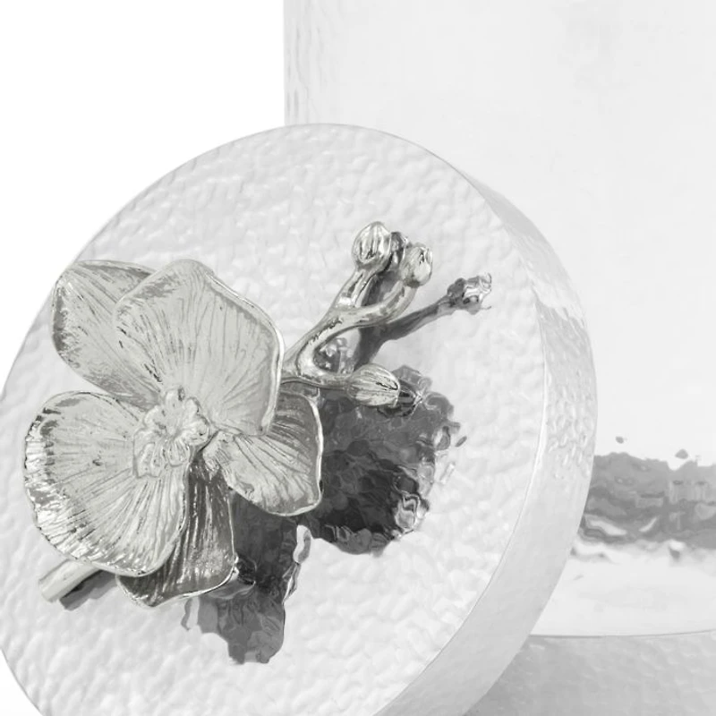 White Orchid Canisters