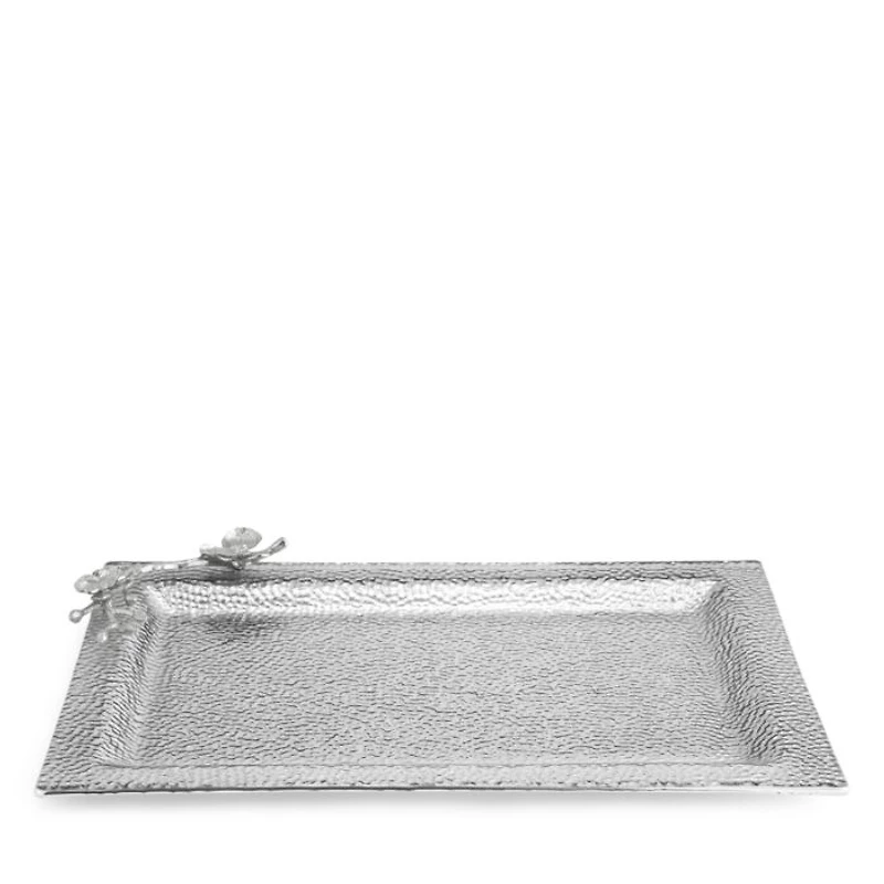 Michael Aram White Orchid Glass Tray