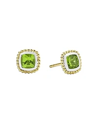 Lagos 18K Yellow Gold & Sterling Silver Rittenhouse Peridot Stud Earrings