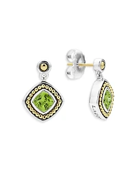 Lagos 18K Yellow Gold & Sterling Silver Rittenhouse Peridot Drop Earrings