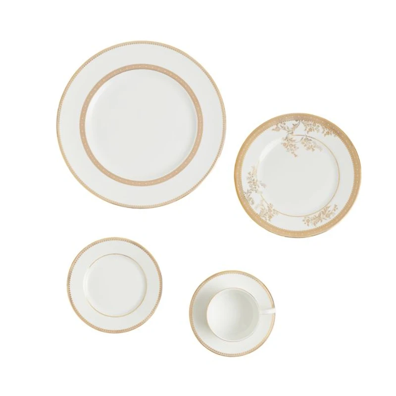 Lace Gold 5-Piece Place Setting