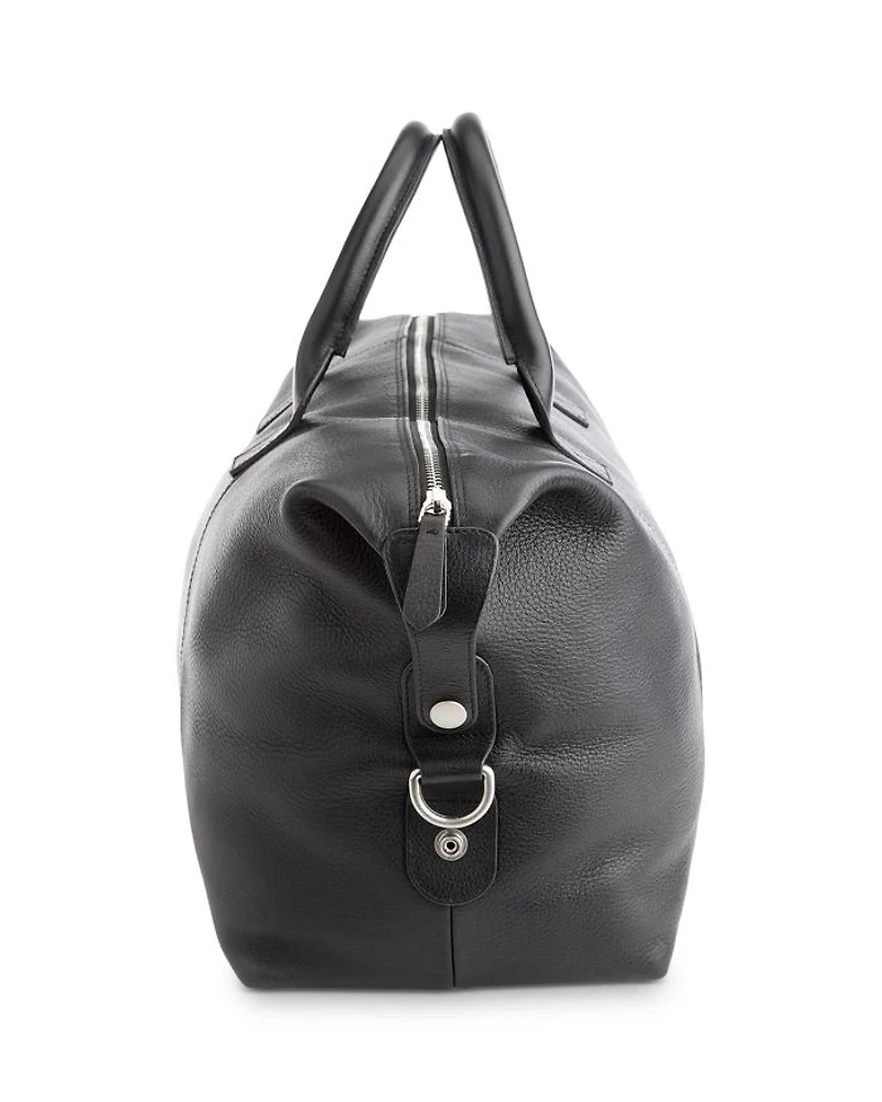 Leather Overnighter Duffel Bag