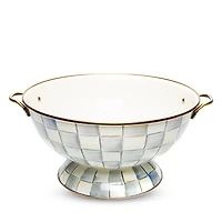 Mackenzie-Childs Sterling Check Enamel Everything Bowl