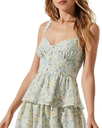 Midsummer Tiered Floral Print Dress