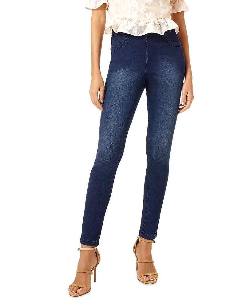Hue Reversible Denim Leggings