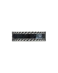 Silver Interlocked G 6mm Band Ring