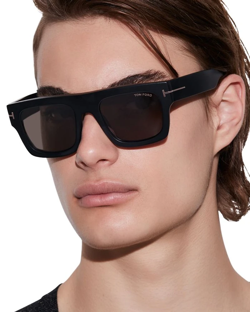 Men's Fausto Square Sunglasses, 53mm