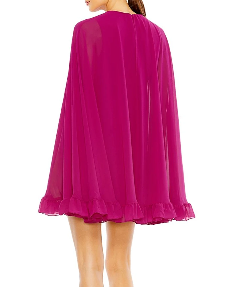 Ruffle Trim Dress