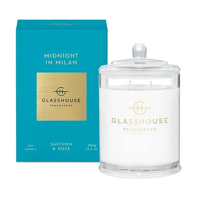 Midnight In Milan Saffron & Rose Candle, 13.4 oz.