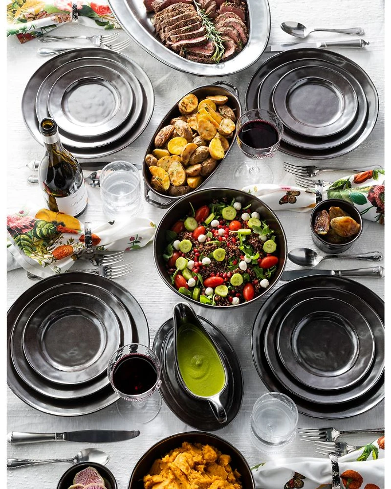 Pewter Stoneware Side Plate