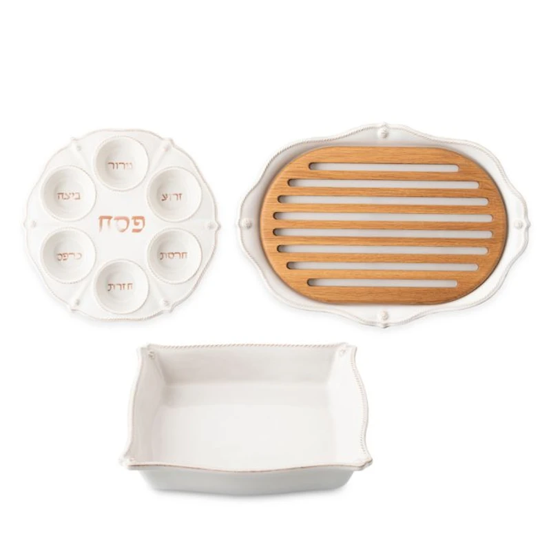 Berry and Thread Seder Plate