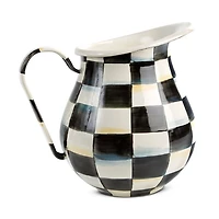 Courtly Check Enamel Pitcher
