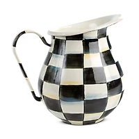 Mackenzie-Childs Courtly Check Enamel Pitcher