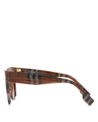 Check Square Sunglasses, 47mm
